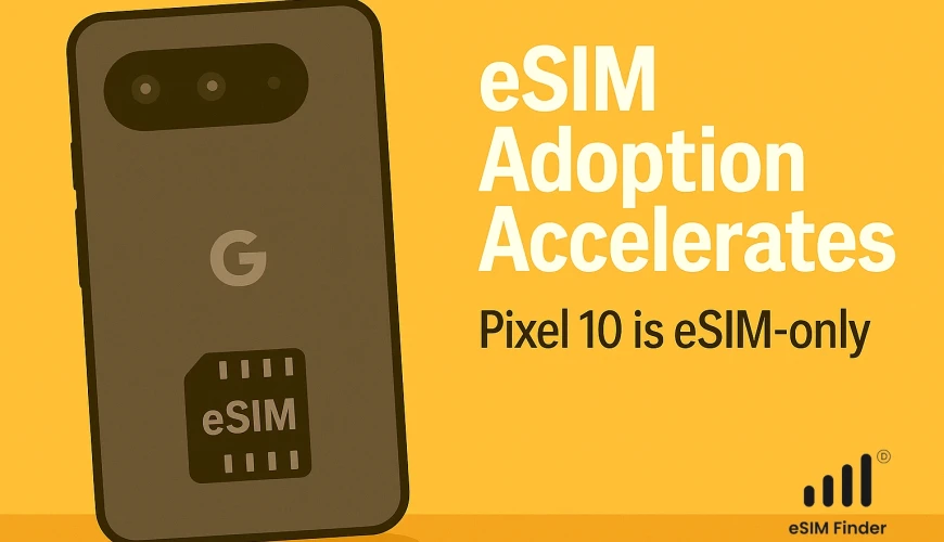 Pixel 10 joins the eSIM-only club. Understand eSIM benefits, setup tips, and simple steps to install a travel eSIM with eSIM Finder.